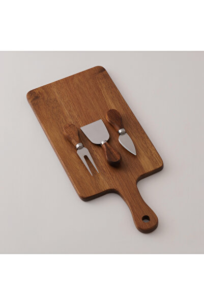 Alberto Acacia Wood Cheese Plate 40*18.1*1.5Cm, Brown