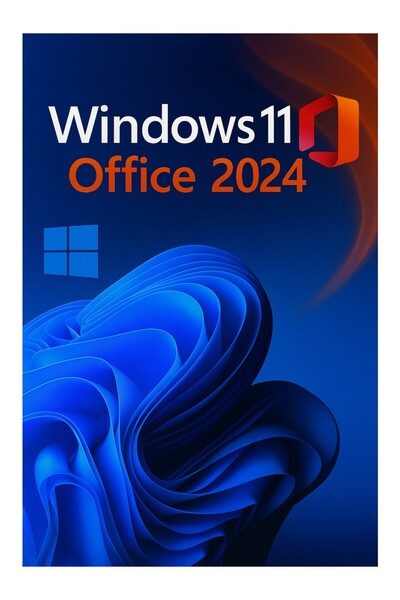 MICROSOFT Windows 11 Pro Retail + Office 2024 Pro Plus Paket | 2025/2026 | An...