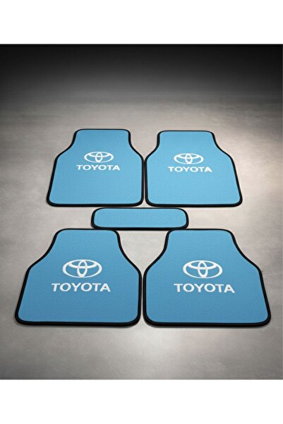 Universal Toyota C-Hr Uyumlu Mavi 5 Parça Halı Paspas Seti