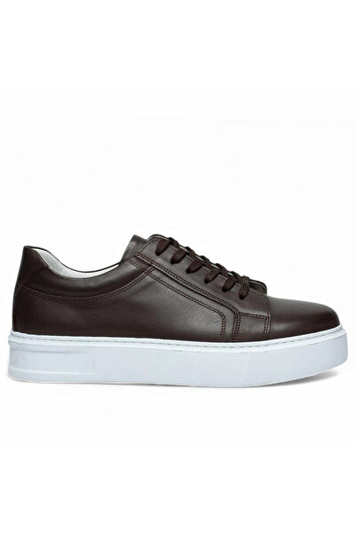 iskarpino Чоловічі туфлі на товстій підошві з натуральної шкіри, кавового кол...