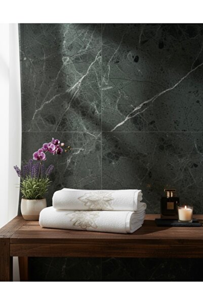 Vandore Home 2’li Banyo Havlu Seti Hamam Takımı, El, Yüz, Baş ve Beden, 1 ade...