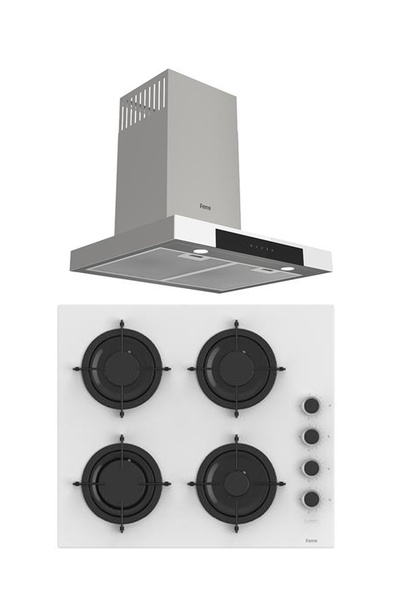 Ferre MEGA PLUS SERİSİ 2'Lİ CAM ANKASTRE SET (D101-CS206)