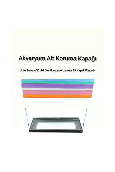 Akvaryum Kapağı Alt Koruma Kapağı 30x14 Uyumlu (Karışık Renkler)