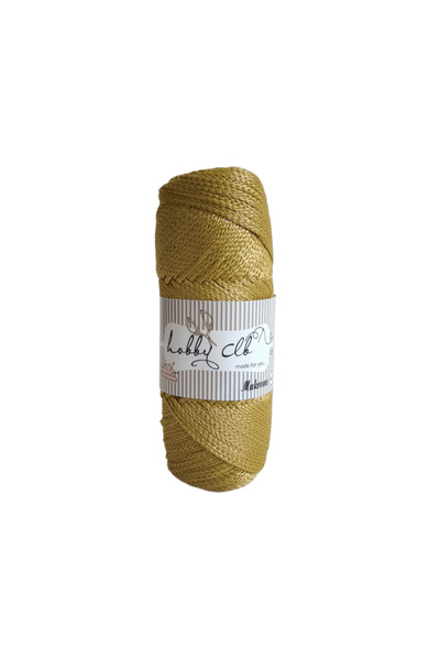 hobby club Polyester Macrame Cord No: 3 100 Gr 150 m 1.5 mm Gold