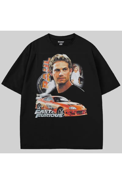 Crazy Tricou Fast And Furious Brian Oconner supradimensionat