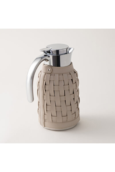 Dallaty ترمس من الفولاذ المقاوم للصدأ سعة 1.2 لتر، بيج