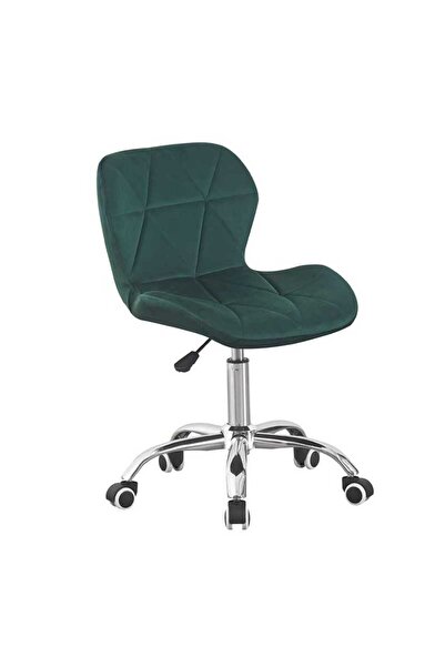 PROCART Office chair, Scandinavian style, velvet upholstery, height adjustabl...