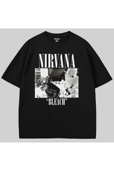 Crazy Nirvana Bleach Оверсайз тениска