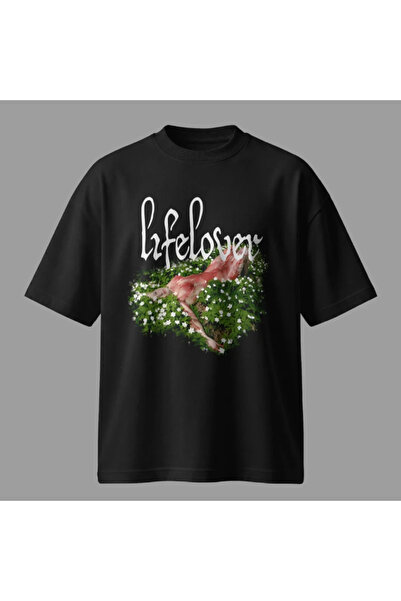 Crazy Tricou Lifelover Pulver supradimensionat