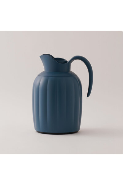 Dallaty Plastic Vacuum Flask, Navy Blue 1L