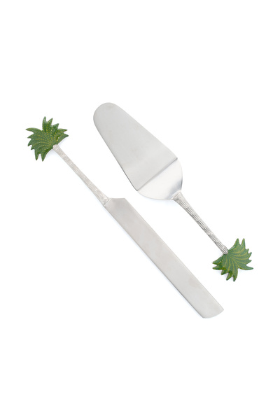 Blends Palm Tree Cake Server Set of 2