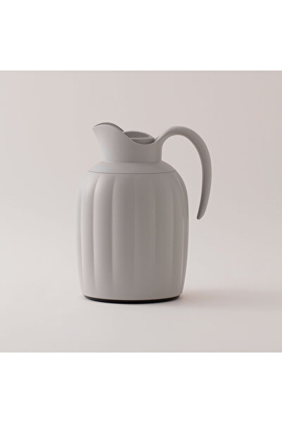 Dallaty Plastic Vacuum Flask, Grey 1L