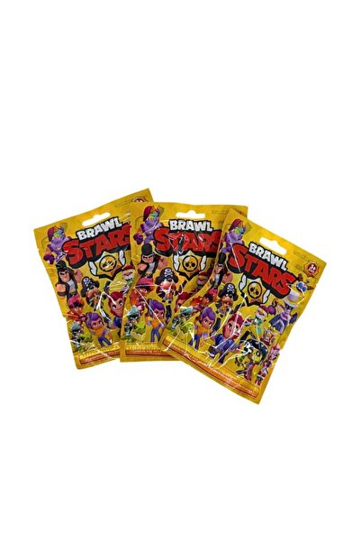 OEM Set 3 Plicuri Brawl Stars – Figurină Surpriză 6 cm + Cartonaș Colecție