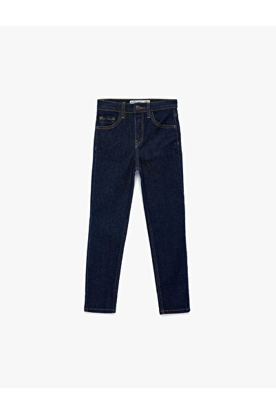 Koton Pantaloni din denim slim fit cu buzunare din bumbac - Jeans slim