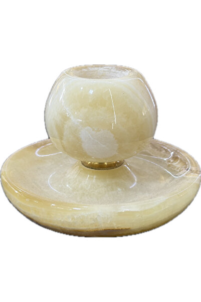 hacıbektaş hediyelik tekili şamdan oniks