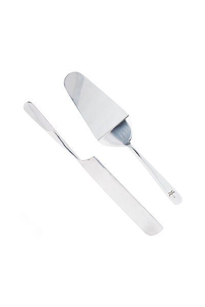Blends Stainless Steel Cake Server Set of 2 with Plam handles