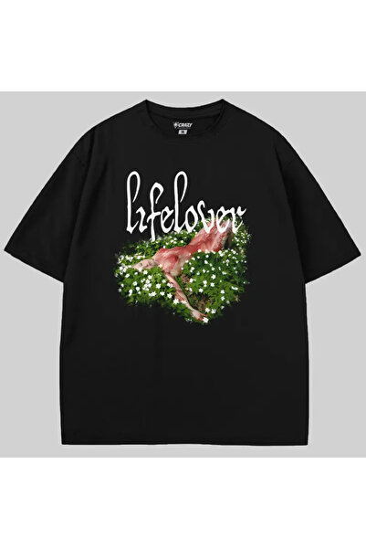 Crazy Tricou Lifelover Pulver supradimensionat