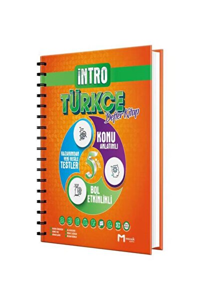 Harika Kitap Mozaik Yayınları İntro 5.sınıf Türkçe Konu Özetli Soru Bankası D...
