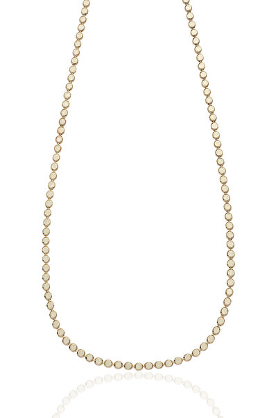 Xuping Pul Ezme Zincir Kolye - XUPING 14K ALTIN KAPLAMA - 60 cm