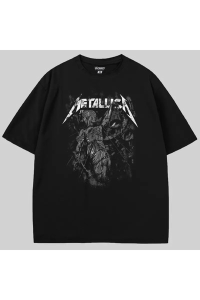 Crazy Metallica and Justice for All Oversized T-Shirt