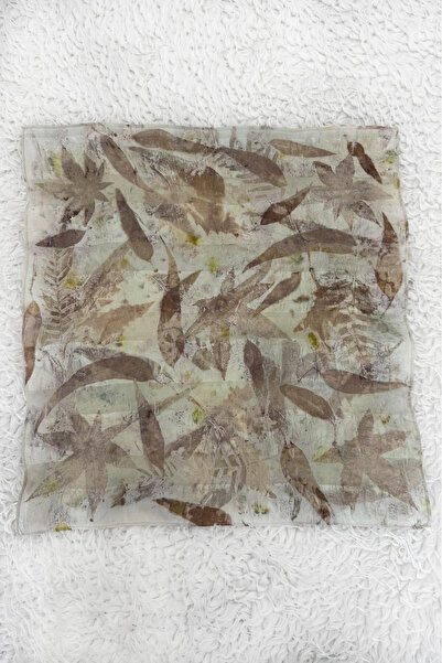 Defne&Apollon İpekçilik وشاح حريري 100% مطبوع بيئياً 55 × 55 سم