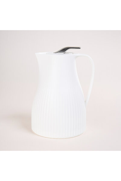 Dallaty plastic vacuum flask white 1L