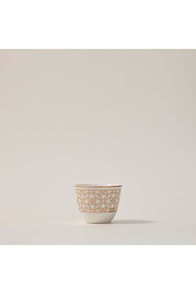 Dallaty طقم فناجين قهوة سعودية من البورسلين الذهبي 12 قطعة