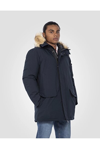 Schott NYC Men's blue navy parka Nelson20 Schott