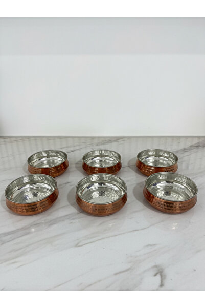 AiroBazar Copper Serving Bowl Snack Bowl Set 3-Piece – 6-Piece |   Breakfast,...