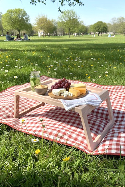 Kitchen Life Katlanır Çok Amaçlı Keyif Sehpası-Taşınabilir Keyif Tepsi-Piknik...