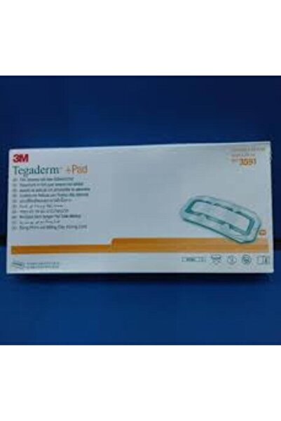 3M 3591E Tegaderm+Pad Şeffaf Banyo Bandı Ve Hazır Pansuman Örtüsü 9cmx25cm 1 ...