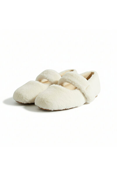 TopukTrend حذاء باليه نسائي من القطيفة ماري جين – حذاء باليه ذو أشرطة سميكة، ...