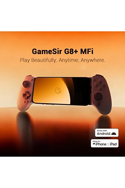 GD34 G8 Plus MFi Mobil Oyun Konsolu: iPhone 15/16/17, iPad Mini & Android (US...