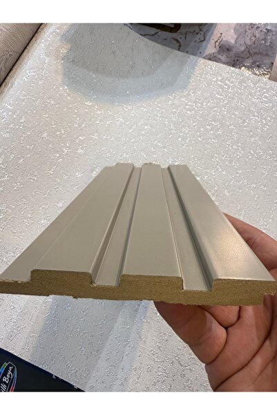 mdf LAMBİRİ KOYU VİZYON RENGİ OFİS EV TASARIM DUVAR DEKOR (12x280)