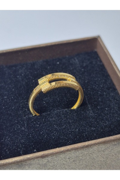 Altınkesesi 8 Ayar Altın Ajda Kaburga Yüzük