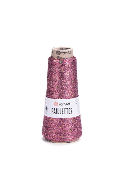 Yarnart Paillettes %75 Metalik Polyester %25 Payet – 50 g 800 m Işıltılı Örgü...
