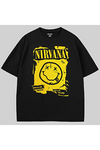 Crazy Αφίσα Nirvana 1987 oversized T-shirt