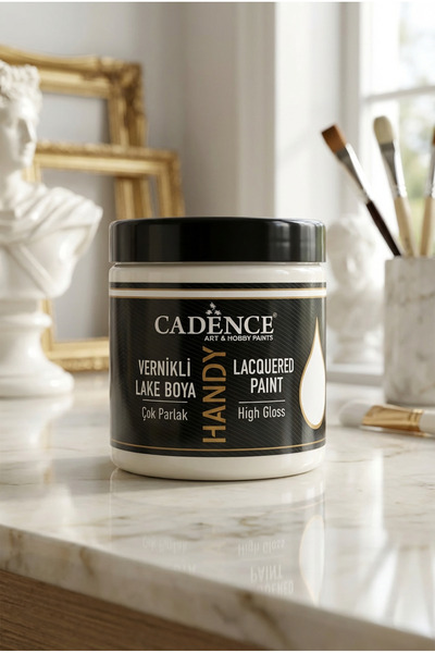 Cadence Handy Lake Parlak L004 Antik Beyaz 250 ml Boya Tüm Yüzeyler İçin Koku...