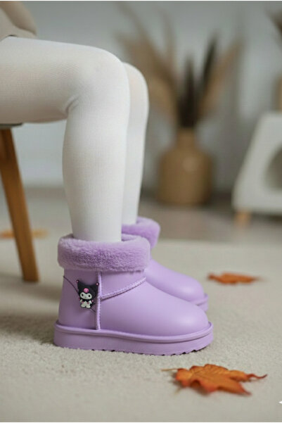 patik ayakkabı Girl's Snow Boots with Fur Inside, Waterproof, Very Light