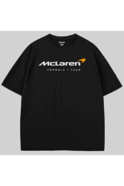 Crazy Mclaren Formula Logo Oversized T-Shirt