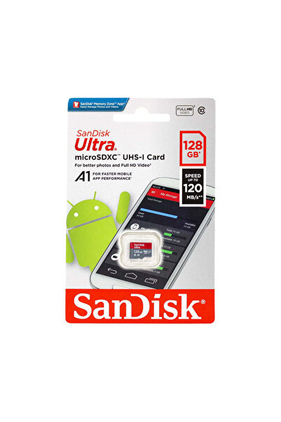 SanDisk 128 GB Ultra microSDXC UHS-I Card A 1 Class 10 120 MB/s