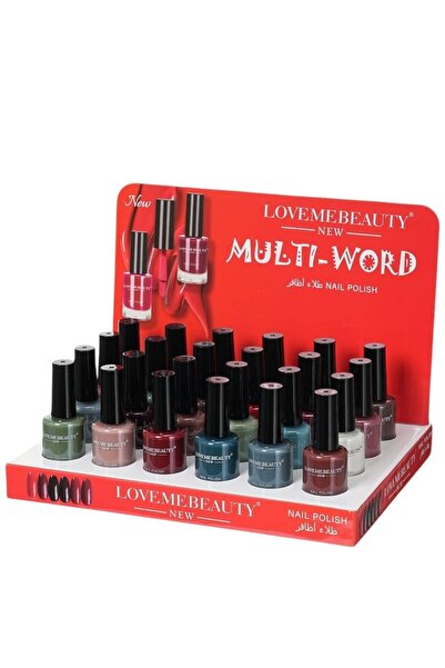 LOVEME BEAUTY A 24-color nail polish set for a distinctive and fresh look wit...