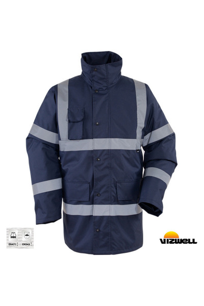 Vizwell 300 D Oxford Ανακλαστικό Παρκά με Επένδυση (VWJK01/N)