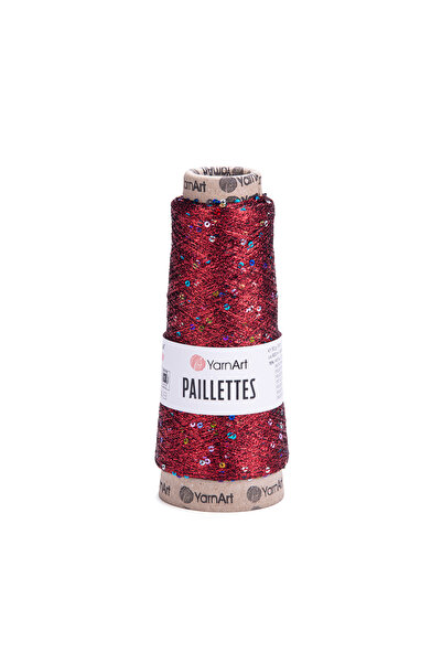Yarnart Paillettes %75 Metalik Polyester %25 Payet – 50 g 800 m Işıltılı Örgü...