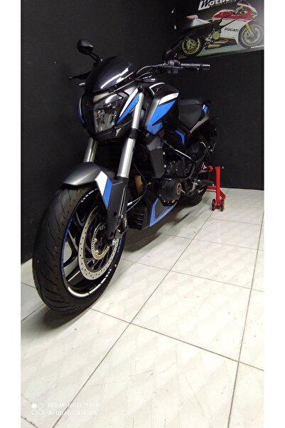 Motiker Bajaj Dominar 400-250 Sticker Etiket Modeli Mavi Beyaz