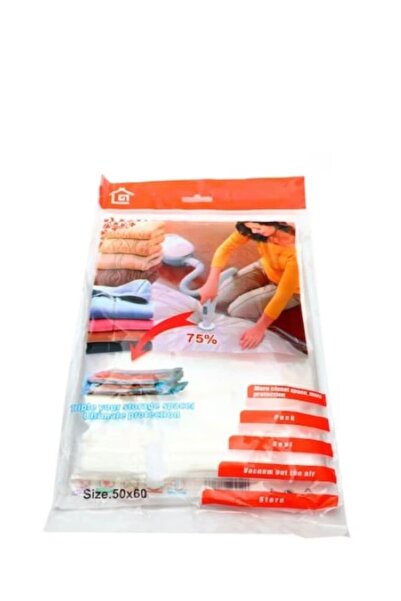 OEM 3 Vacuum Bags for Clothes, 50 x 60 cm, Transparent, Easy to Use