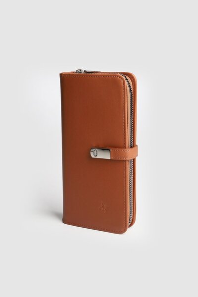 Store محفظة جلدية نسائية كبيرة الحجم ومريحة من موديل لافلي