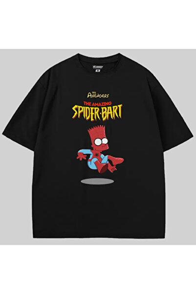 Crazy Μπλουζάκι The Simpsons Spider Bart oversized
