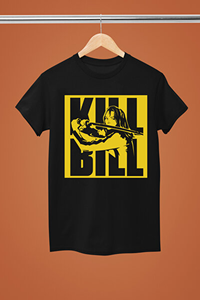 MAGORS تيشيرت كيل بيل مطبوع مصنوع من القطن بنسبة 100% بأكمام قصيرة وقصة عادية