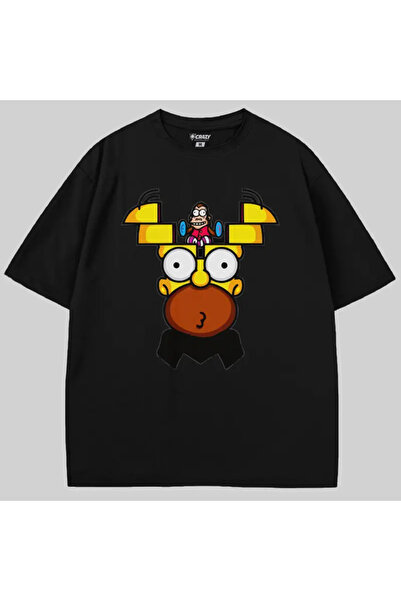 Crazy Симпсънс Хомер Симпсънс Cymbal Recal Oversize тениска